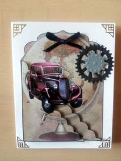 Car Map Bookmark Card by Ulla Skraedderdal