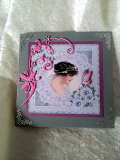 Anglaise Broderie Vintage Girl 2 by Ulla Skraedderdal