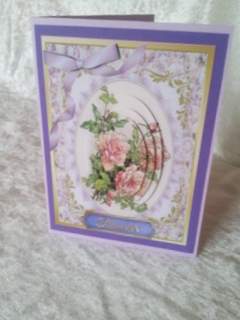 Beautiful Roses in a Oval Frame ( Pyramid ) by Ulla Skraedderdal