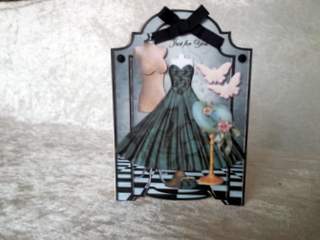 Screen Card Vintage Dress by Ulla Skraedderdal