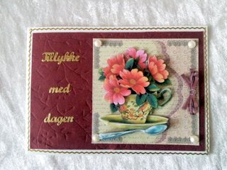 A Lovely Cup of Flowers by Ulla Skraedderdal