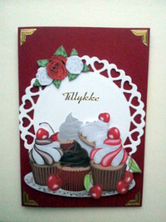 Yummy Cupcakes Scrapbooking A4 by Ulla Skraedderdal