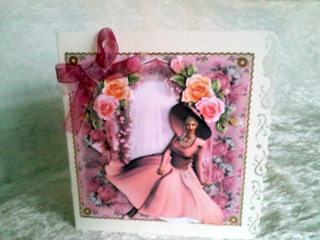 Beautiful Pink Rose Seated by Ulla Skraedderdal