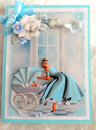 Mother and Baby Boy Topper by Ulla Skraedderdal