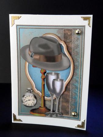 Male Card Gentleman's Hat by Ulla Skraedderdal