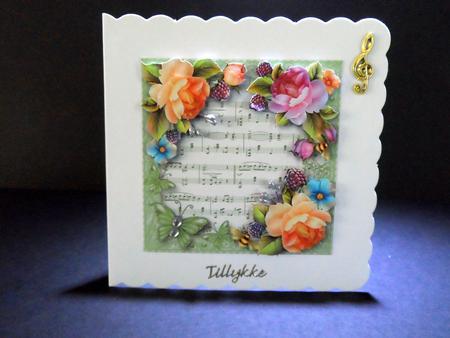 English Roses & Butterflies Soft Sheet Music by Ulla Skraedderdal