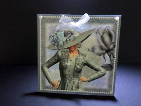 Gorgeous Vintage Rose Hat Beauty by Ulla Skraedderdal
