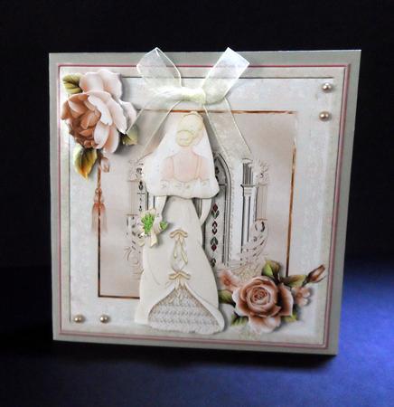 Bride Arrives 8x8 Card Mini Kit by Ulla Skraedderdal