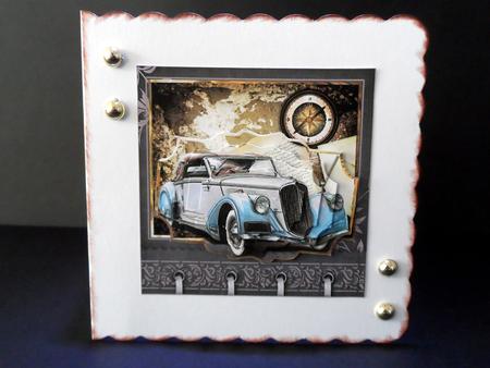 Classic Car with Shaped Stackers by Ulla Skraedderdal