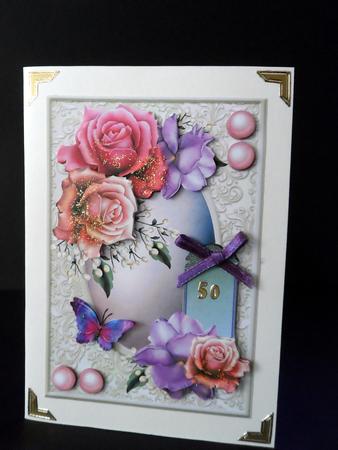 Roses and Pearls by Ulla Skraedderdal