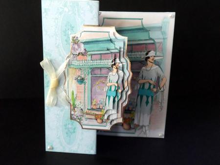 Vintage Lady at the Flower Shop Mini Kit by Ulla Skraedderdal