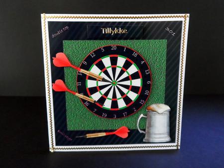 Beer Out of the Frame Darts by Ulla Skraedderdal