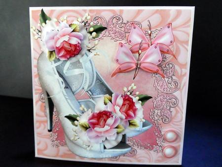 Wedding Shoes & English Roses by Ulla Skraedderdal