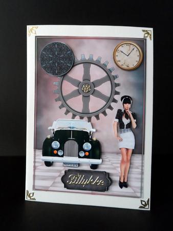 6 Marina Retro Lady Poser Tubes by Ulla Skraedderdal