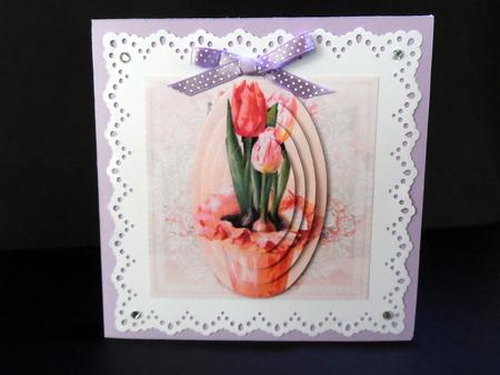 Vintage Tulips by Ulla Skraedderdal
