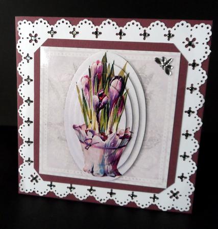 Vintage Crocus by Ulla Skraedderdal