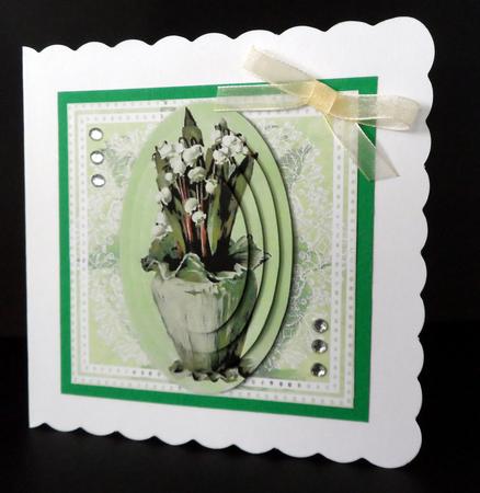 Vintage Lilies of the Valley by Ulla Skraedderdal