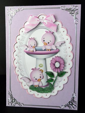 This is How You Use the Birdbath! Cute Birds by Ulla Skraedderdal