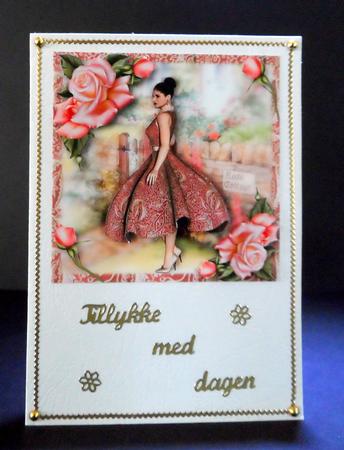 Vintage Summer Dress in Dusky Rose by Ulla Skraedderdal