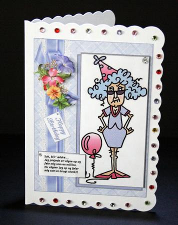 Stella Getting Older Sucks Quick Card by Ulla Skraedderdal