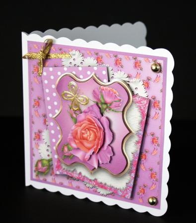 Luscious Roses 7" x 7" Mini Kit by Ulla Skraedderdal