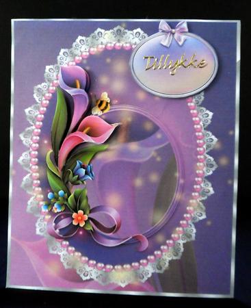 Lily Card Front by Ulla Skraedderdal