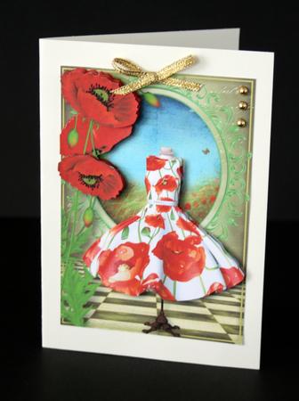 Fabulous Vintage Poppy Dress by Ulla Skraedderdal