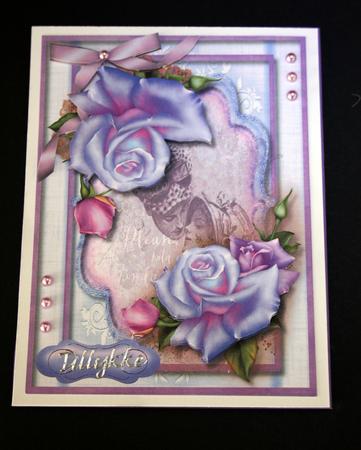 Beautiful Victorian Lilac Roses  by Ulla Skraedderdal