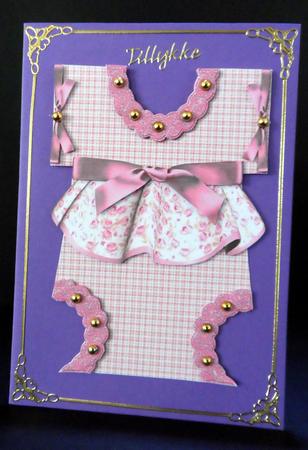 Baby Girl Romper Romantic Pink by Ulla Skraedderdal
