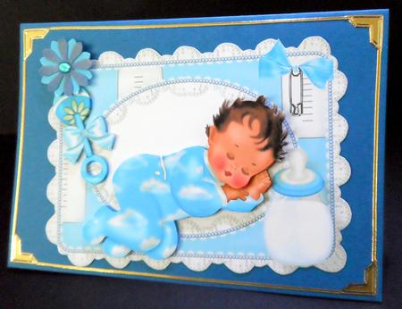 Sleep Little One! Cute Baby Boy by Ulla Skraedderdal