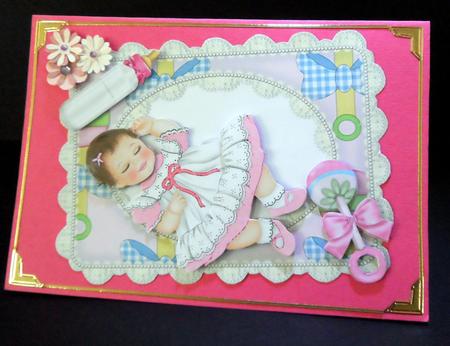 Sleep Little One! Cute Baby Girl by Ulla Skraedderdal