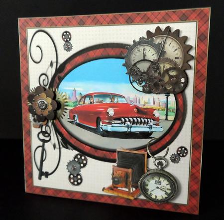 8x8 1950's Vintage Car for the Men by Ulla Skraedderdal