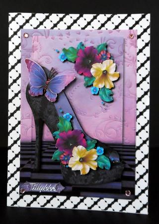 Lace Shoes and Flowers by Ulla Skraedderdal