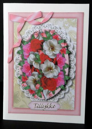 Eautiful Posy of Mixed Roses  by Ulla Skraedderdal