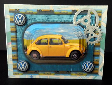 Yellow Beetle by Ulla Skraedderdal