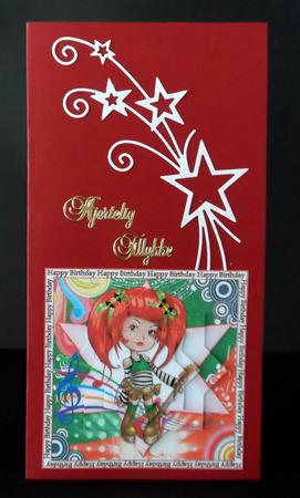 Rock Star Girl Birthday Pyramid by Ulla Skraedderdal