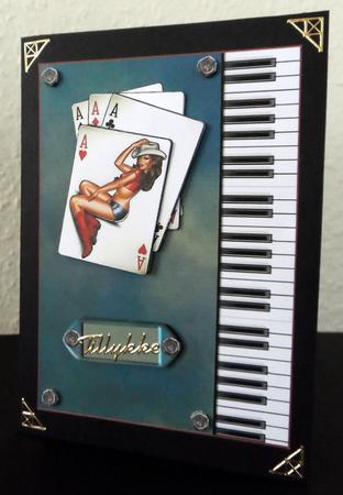 Aces High Card Front by Ulla Skraedderdal