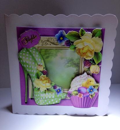 Eccentric Shoes & Easter Cupcake Mini Kit by Ulla Skraedderdal