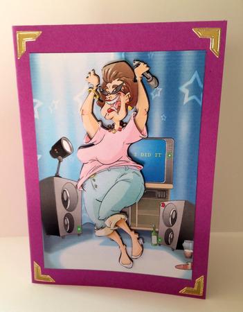 Karaoke Queen Dudess by Ulla Skraedderdal