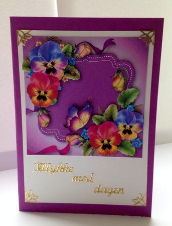 Pretty Pansies Mini Kit by Ulla Skraedderdal