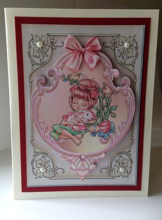A Peaceful Easter Cute Card 2 by Ulla Skraedderdal