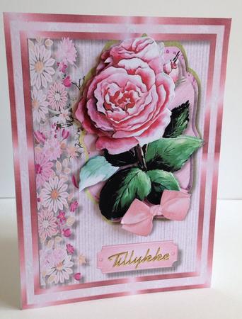 Beautiful Vintage Pink Rose  by Ulla Skraedderdal
