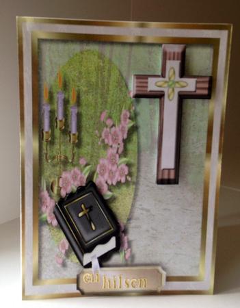 Lovely Sympathy or Easter Card  by Ulla Skraedderdal