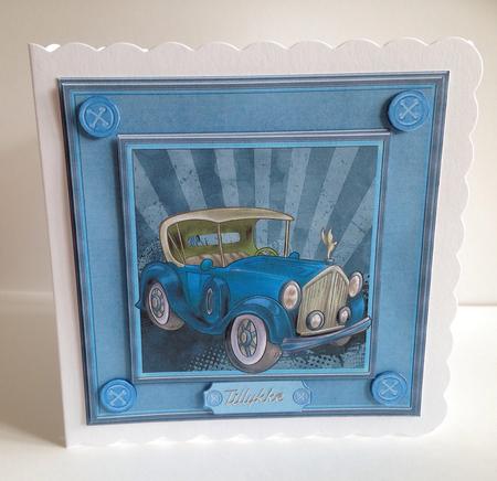 Blue Car Mini Kit by Ulla Skraedderdal