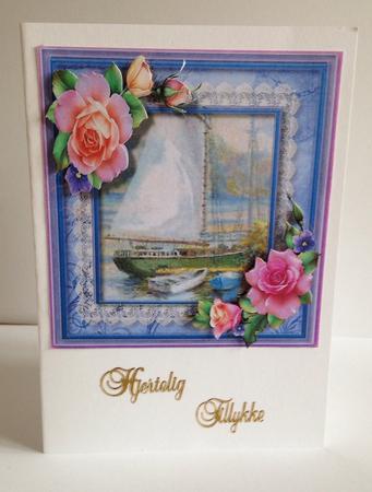 Beautiful Summer Roses and Scene  by Ulla Skraedderdal
