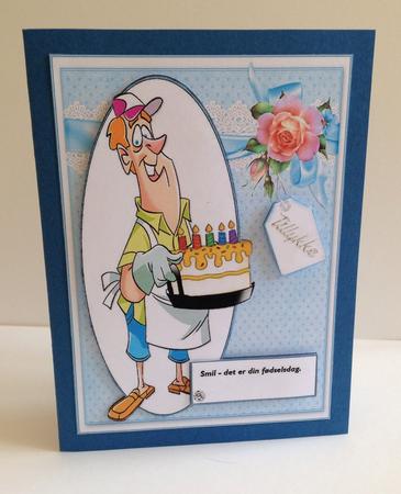 Smile Its Your Birthday Quick Card by Ulla Skraedderdal