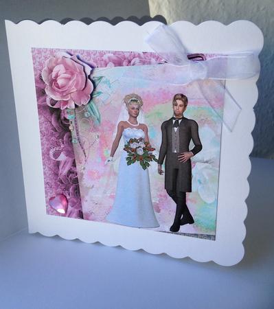 Wedding Couple by Ulla Skraedderdal