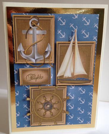 Nautical - Male Frame Trio by Ulla Skraedderdal