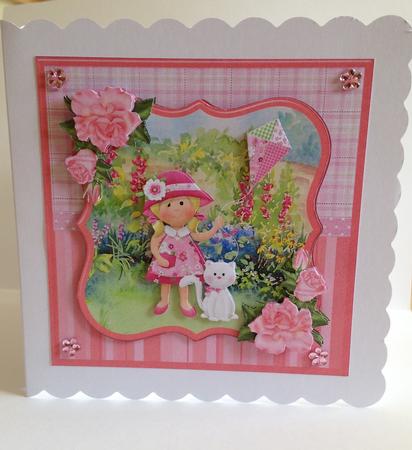Hayley's Garden Mini Kit & Decoupage by Ulla Skraedderdal