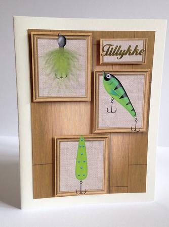 Fishing Lures - Male Frame Trio by Ulla Skraedderdal
